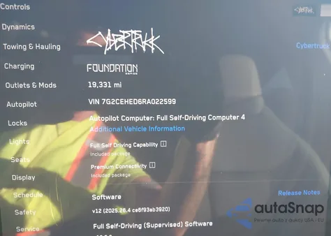 2024 Tesla Cybertruck All-Wheel Drive из США, поврежденный, VIN 7G2CEHED6RA022599